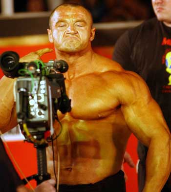 World strongest man use steroids