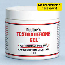 Testosterone gel for men