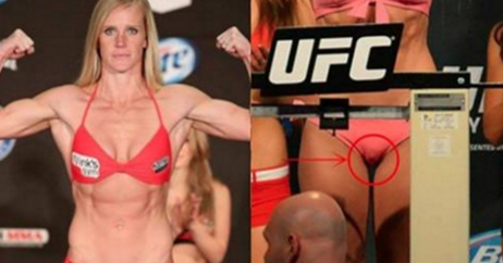 Holly Holm and seroids.